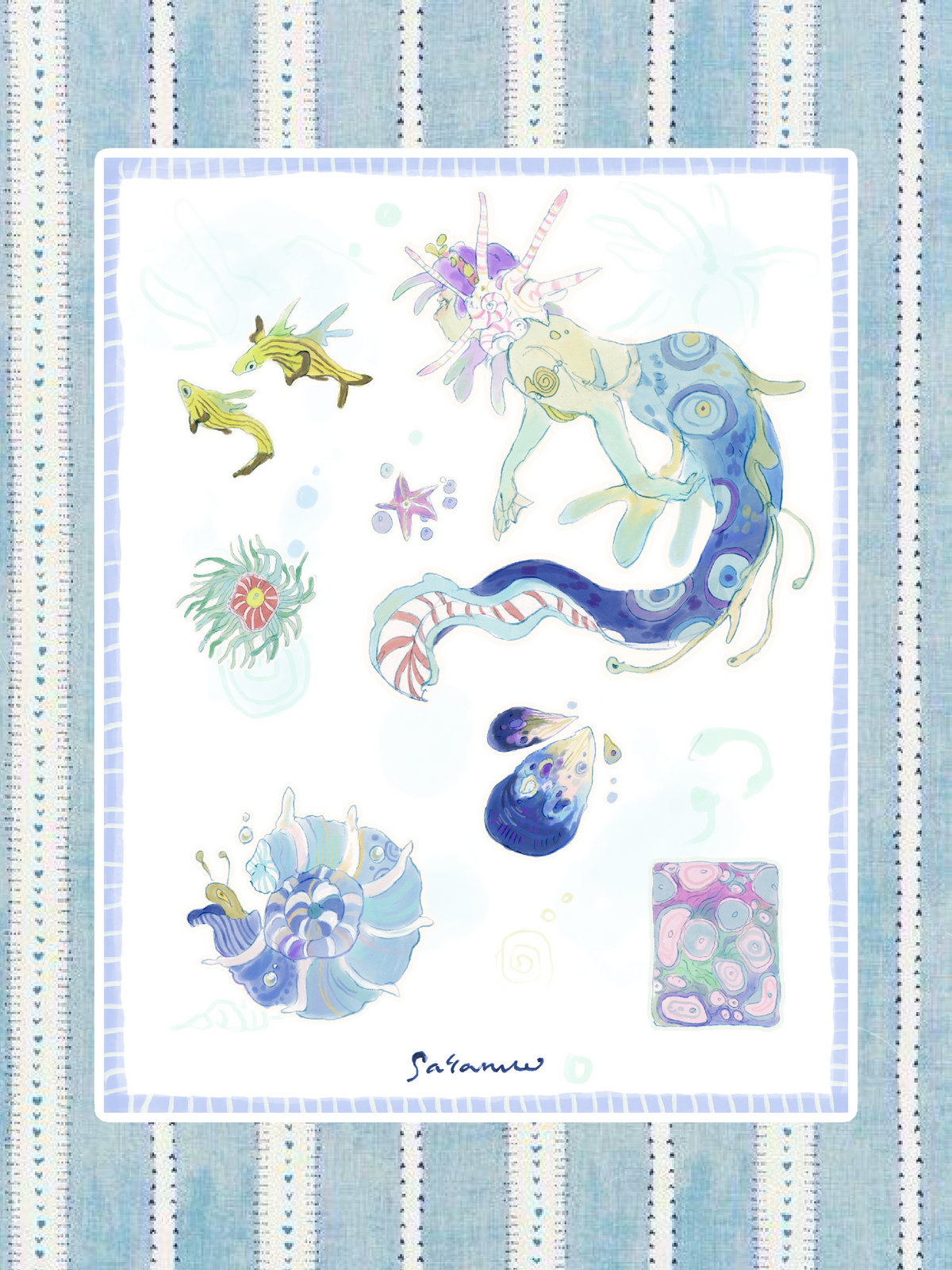 Salty Secrets Sticker Sheet